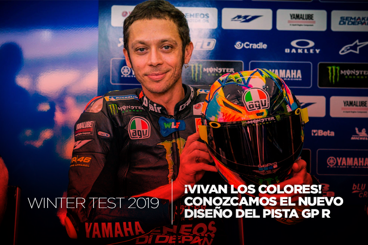 ¡Vivan los colores! Nuevo diseño del AGV Pista GP R  Winter Test 2019